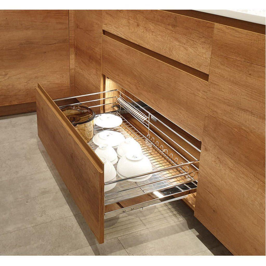 Rổ đựng xoong nồi 3 sides, gắn với cửa tủ 700mm