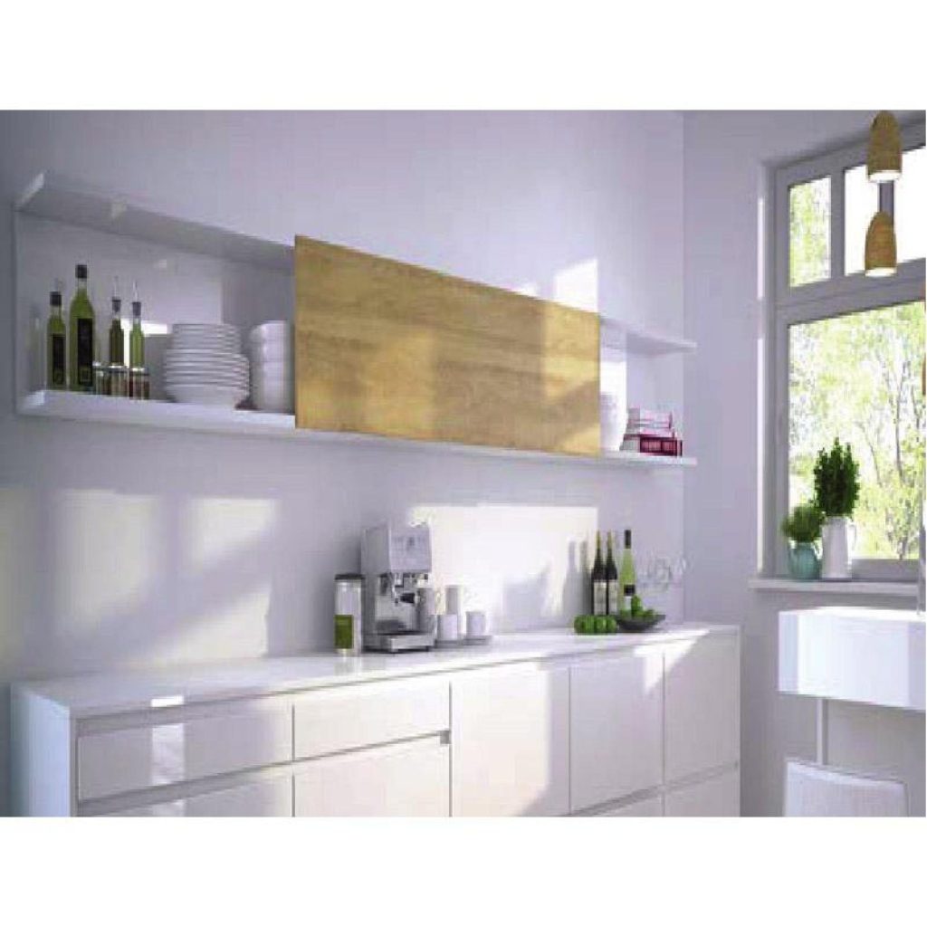 Bộ phụ kiện cửa trượt SLIDELINE M (Hệ trượt cho cánh tủ bếp)_Cánh dày đến 19mm