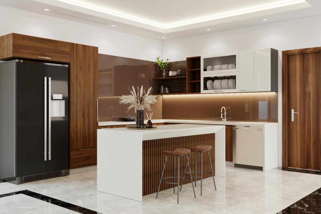 Thiết kế công trình nhà khách 3D Vũ Đắt Đạt