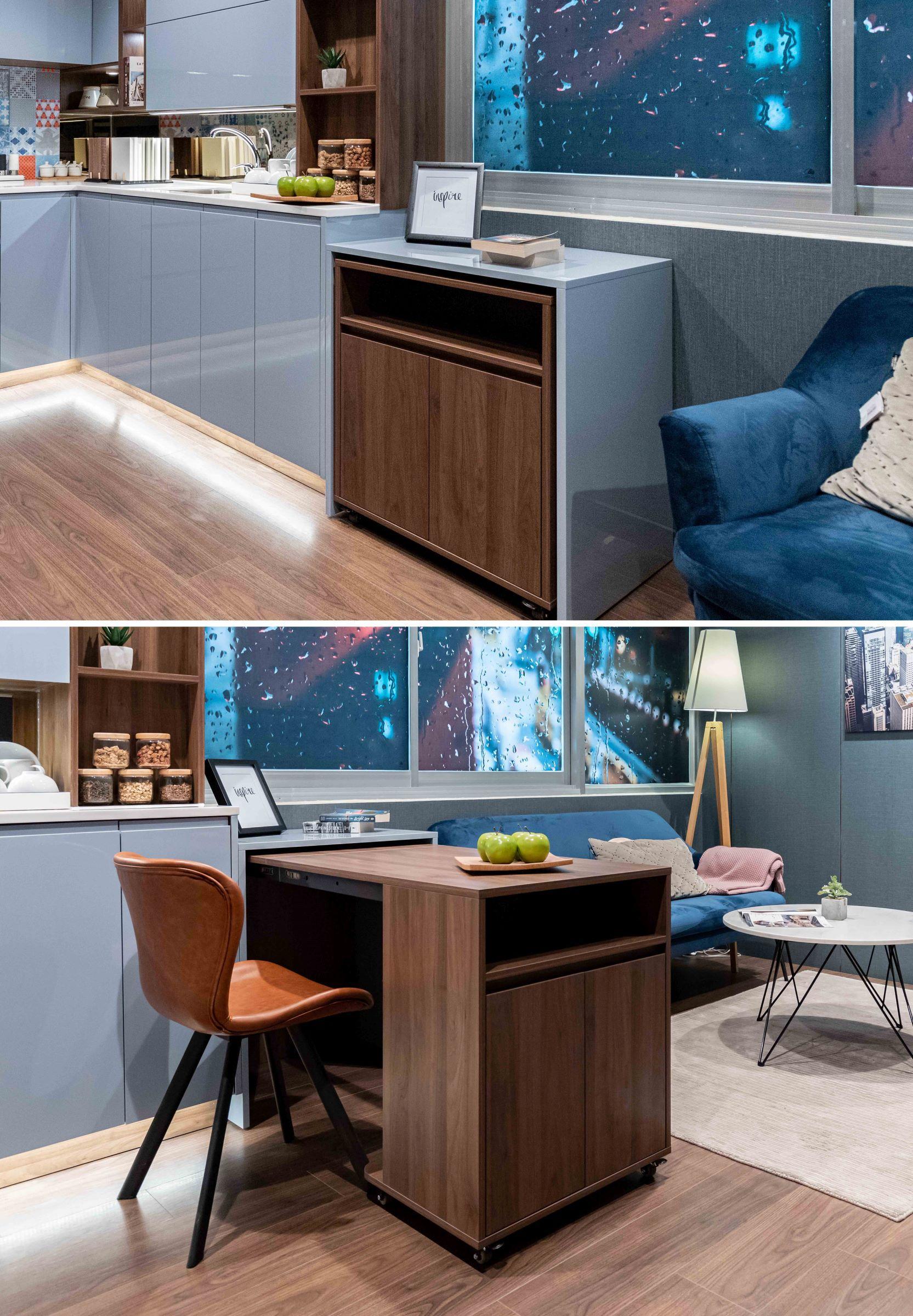 Phụ kiện xếp gọn - bàn xếp vào tủ